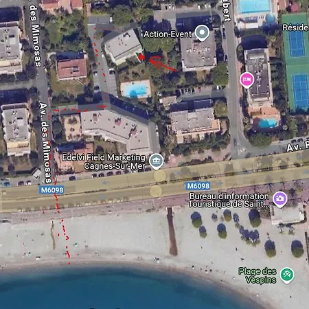 Rez De Jardin En Bord De Lejlighed Cagnes-sur-Mer